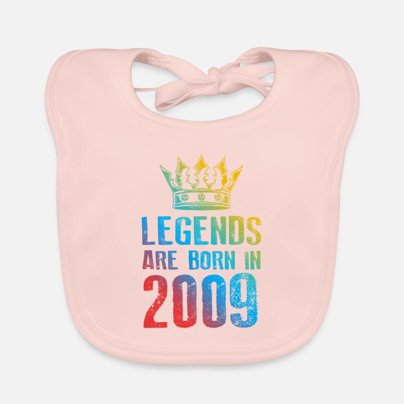 2009 Légendes nées en Bavoir bio Bébé