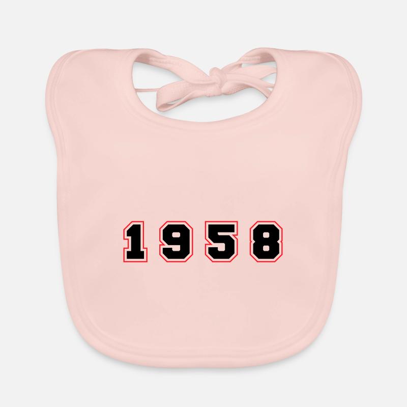 Numéro de l’année 1958 Bavoir bio Bébé