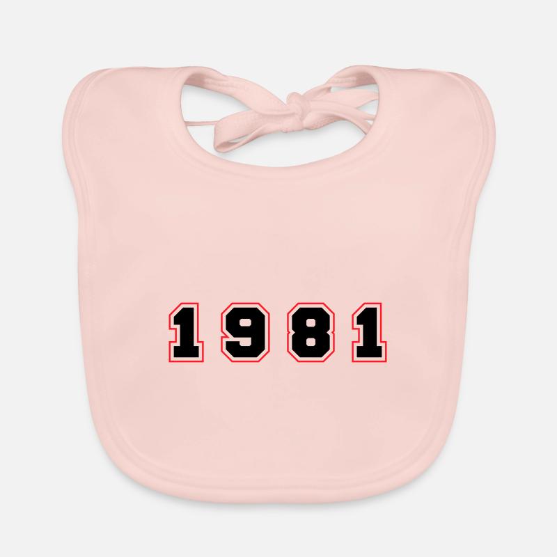 Numéro de l’année 1981 Bavoir bio Bébé