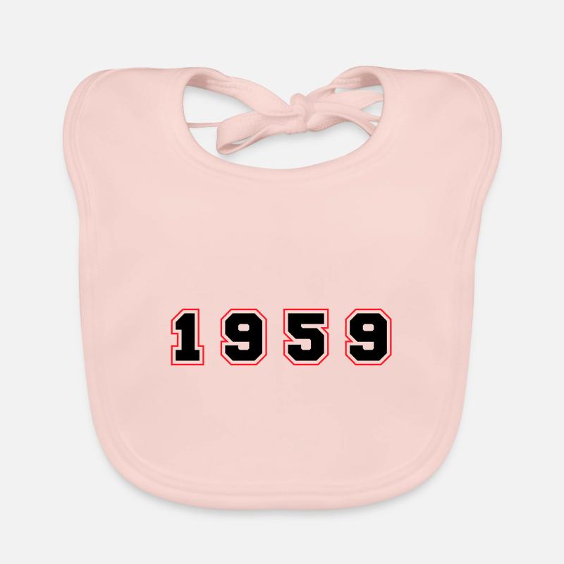 Numéro de l’année 1959 Bavoir bio Bébé