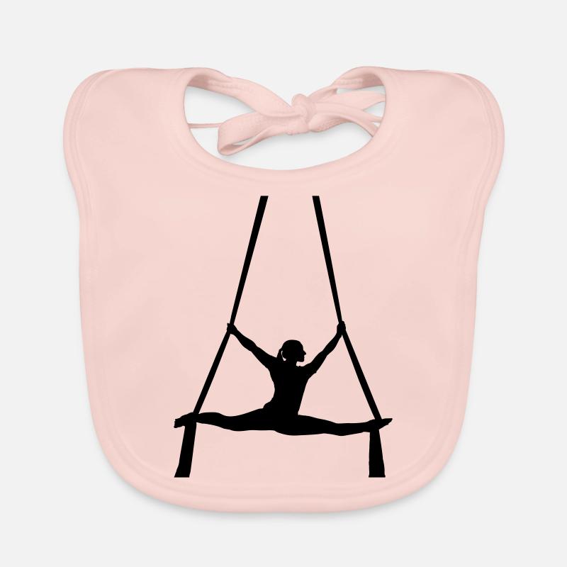 silhouette acrobate Bavoir bio Bébé