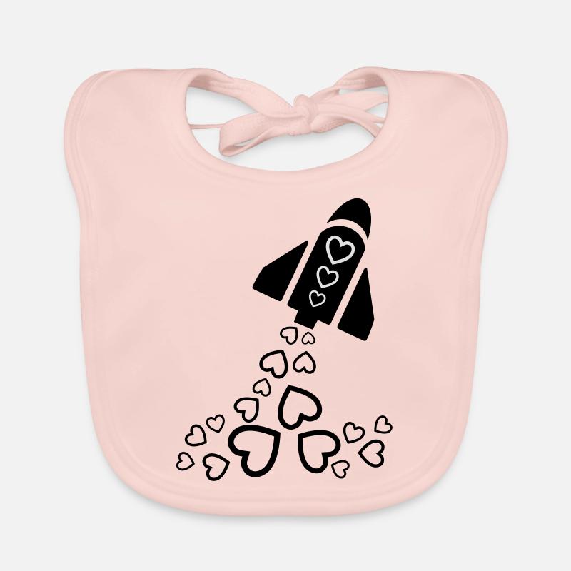 Rocket with love Baby Bio-Lätzchen