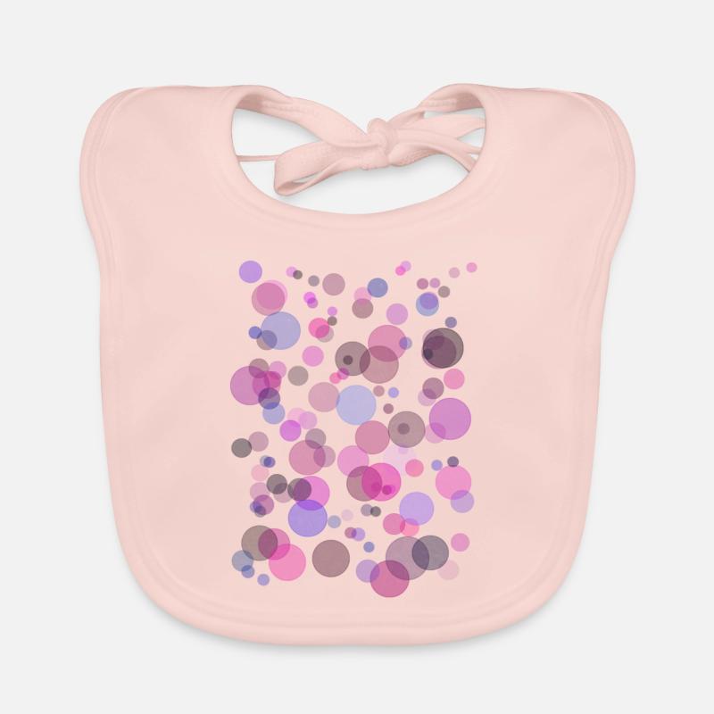 point rose Bavoir bio Bébé