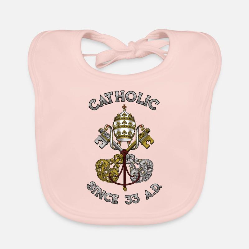 Catholic Since 33 AD Baby Bio-Lätzchen