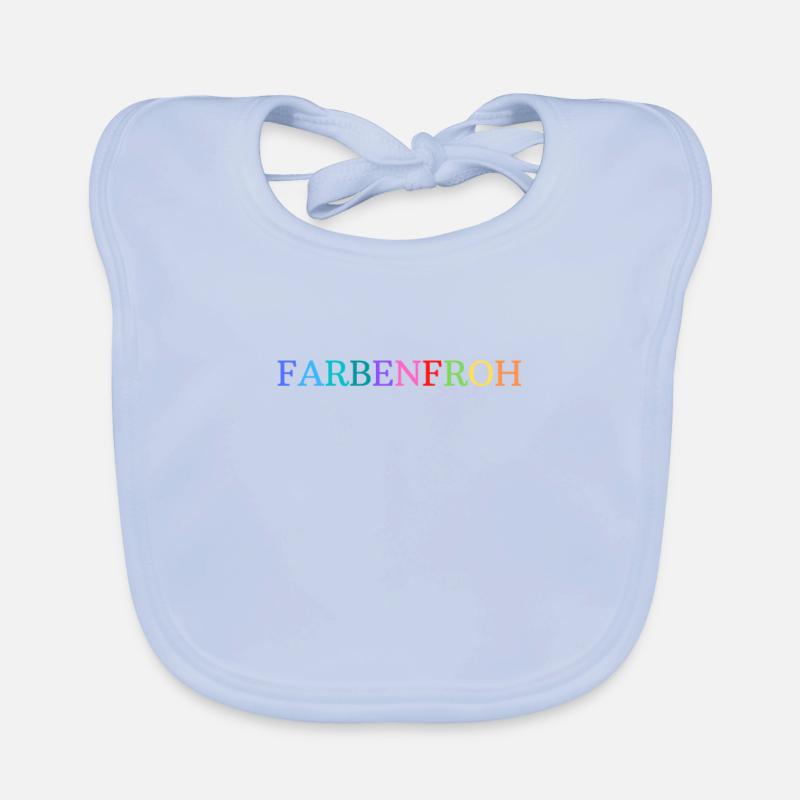Farbenfroh Baby Bio-Lätzchen