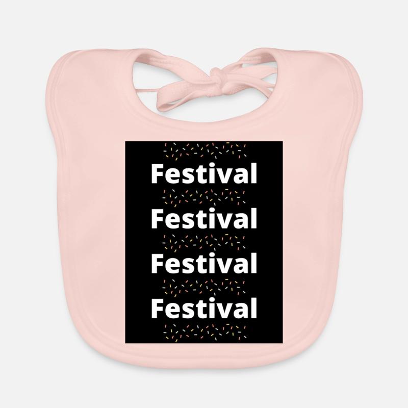 Festival - Baby Bio-Lätzchen - Rose