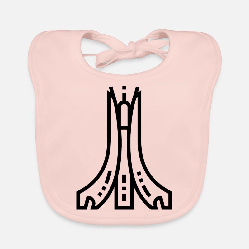 Algerian Monument Organic Baby Bibs