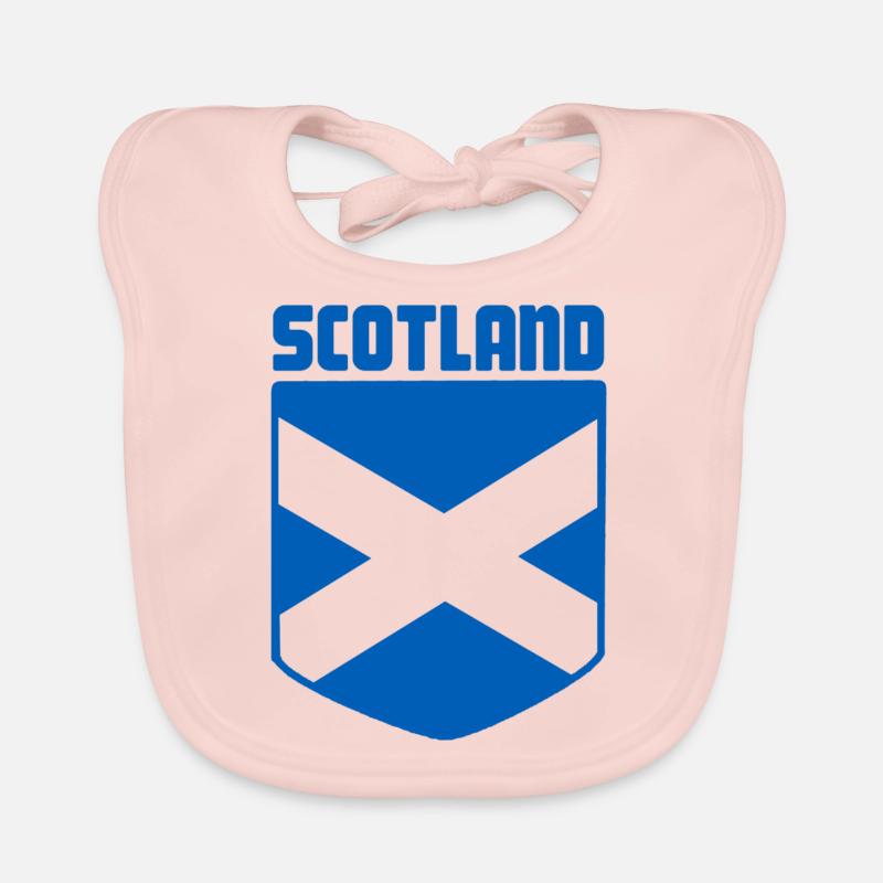 Drapeau écossais Bavoir bio Bébé