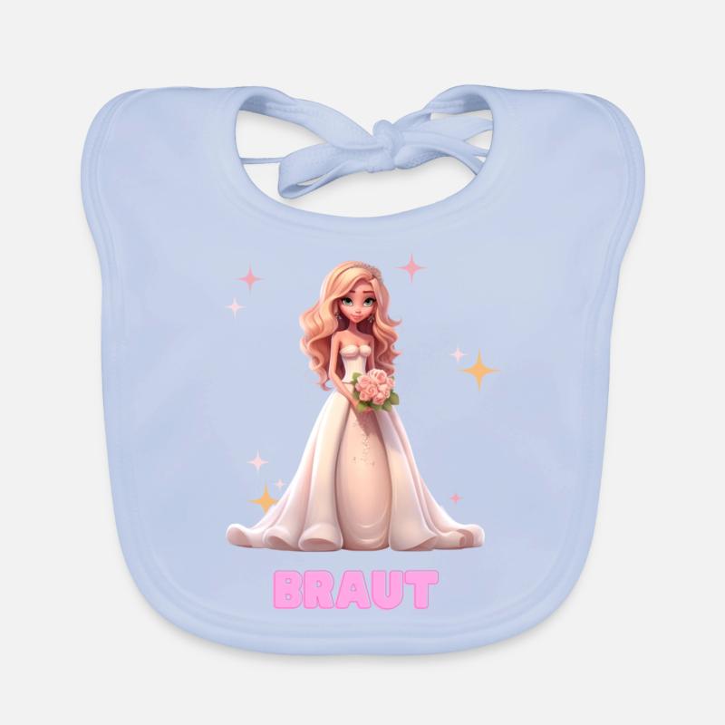 Braut Baby Bio-Lätzchen