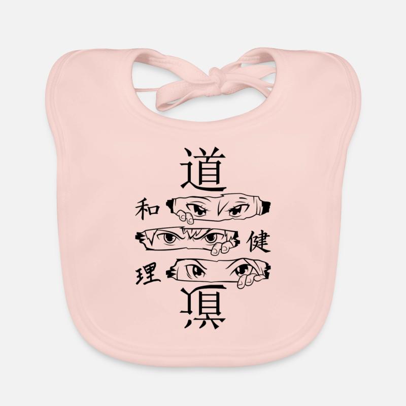 Conception d’anime Bavoir bio Bébé