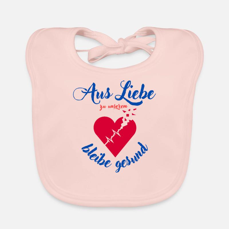 Ich bin ein Herzi Baby Bio-Lätzchen