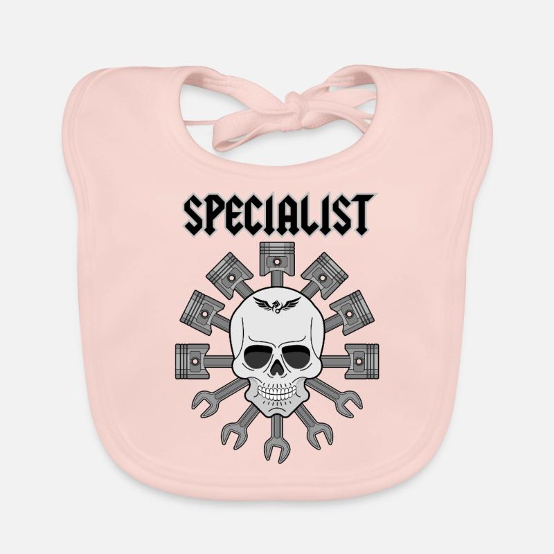 Specialist Motorcycle Baby Bio-Lätzchen
