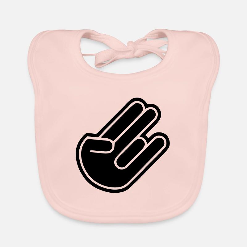 Cadeau de main de choc Bavoir bio Bébé