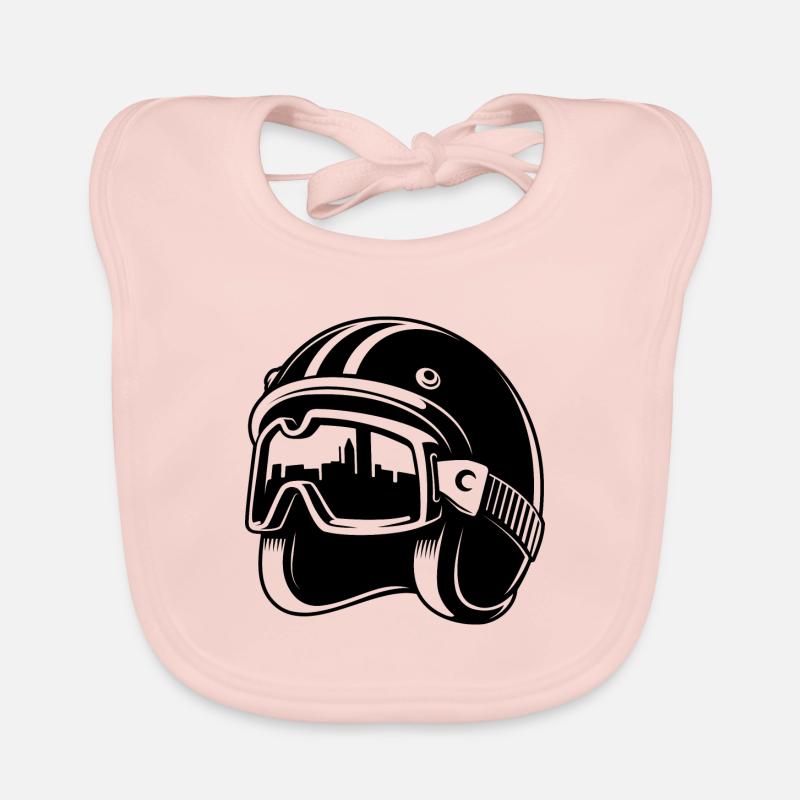 casque de course Bavoir bio Bébé