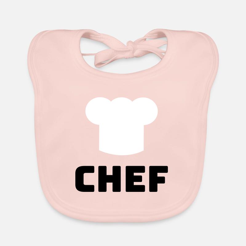 Chef Chef Chef's hat Cooking Gift idea Organic Baby Bibs
