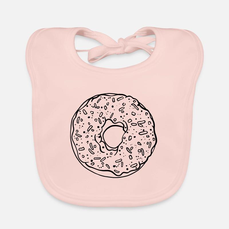 donut Organic Baby Bibs