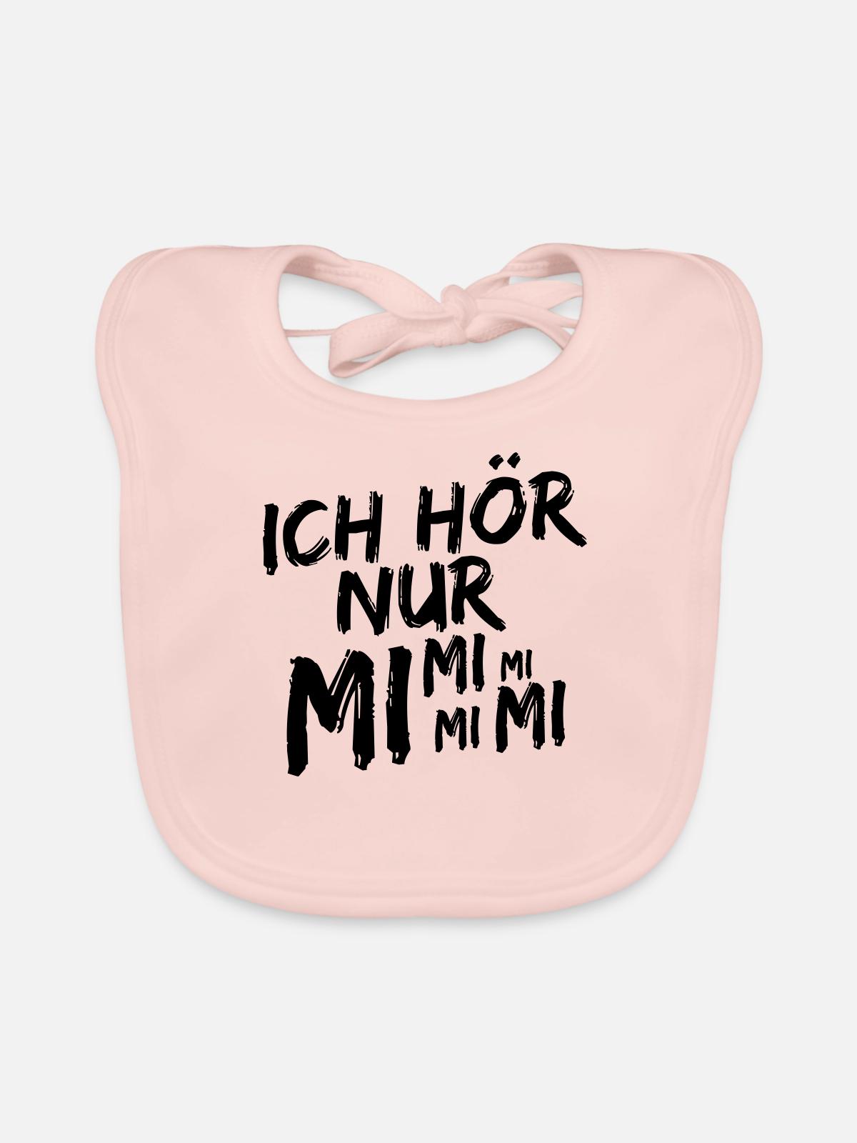 mimimimi - Baby Bio-Lätzchen - Rose - Vorne