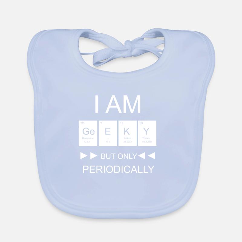 Je suis geek mais ... Bavoir bio Bébé