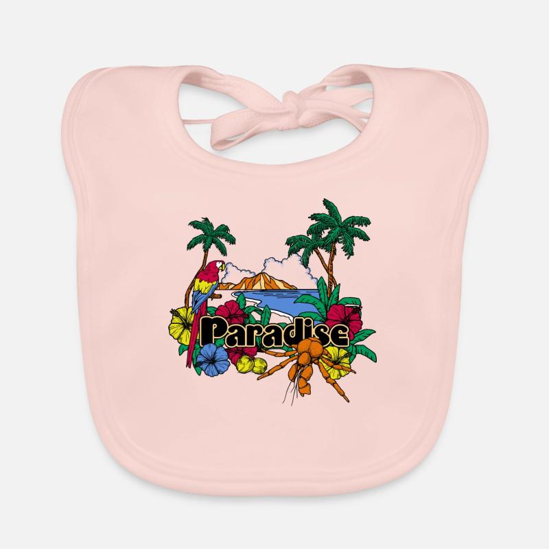 paradis 2 Bavoir bio Bébé