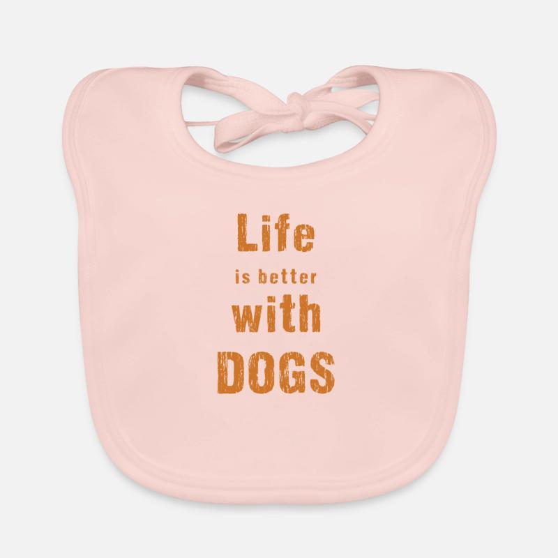 Hund Hunde Baby Bio-Lätzchen