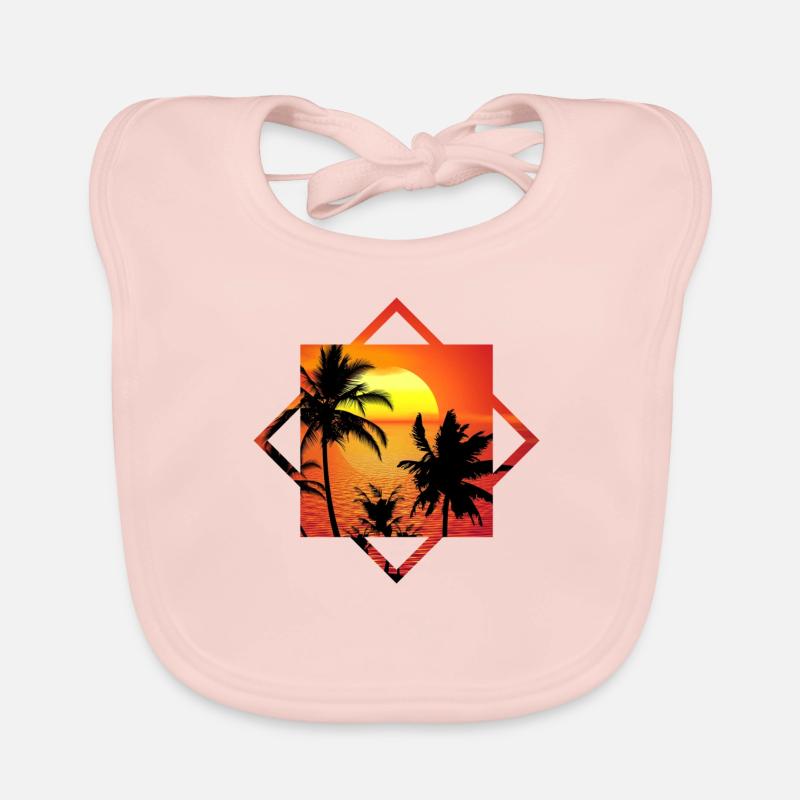 sunset Organic Baby Bibs