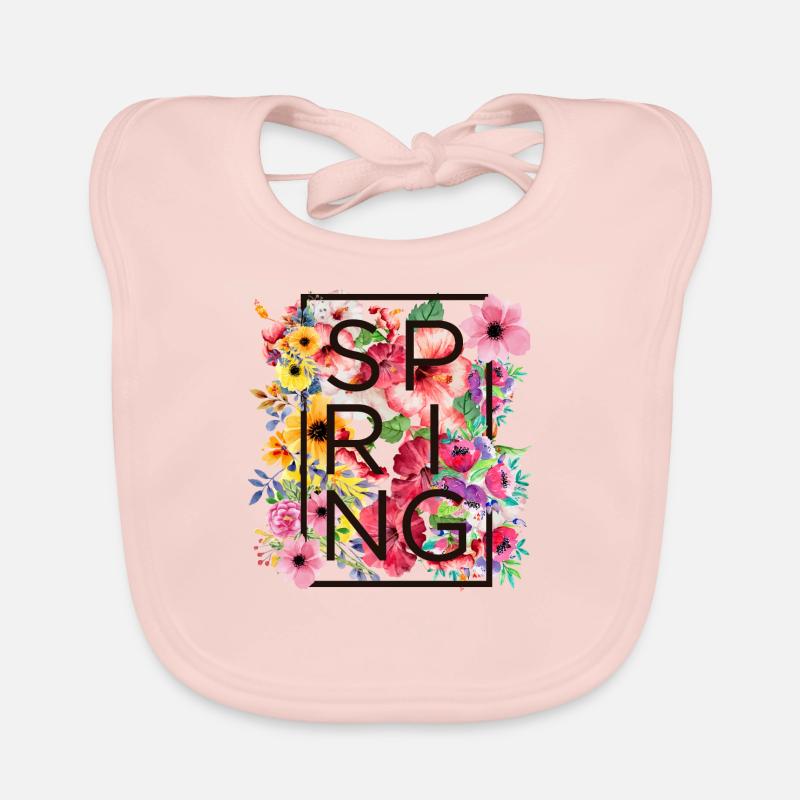 Spring - Frühling Baby Bio-Lätzchen