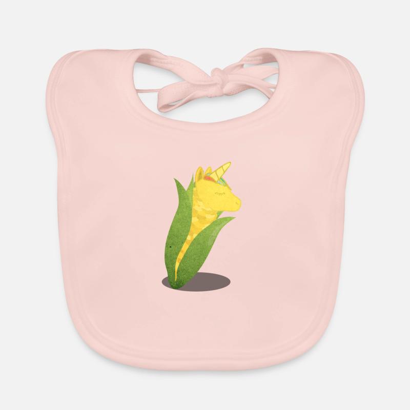 Maishorn - Baby Bio-Lätzchen - Rose