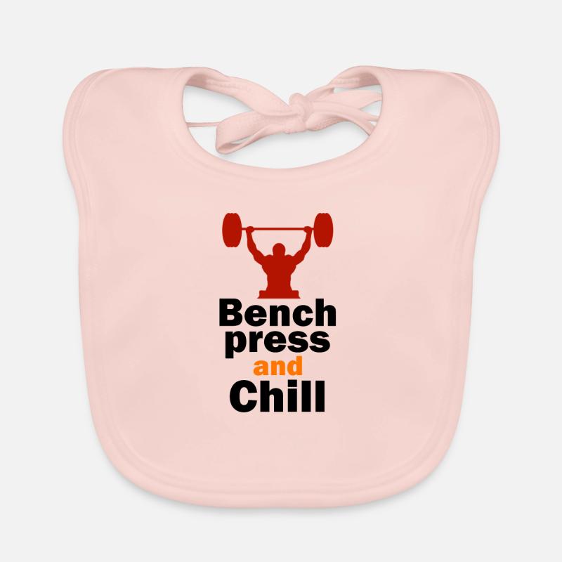 Développé couché et Chill Bavoir bio Bébé