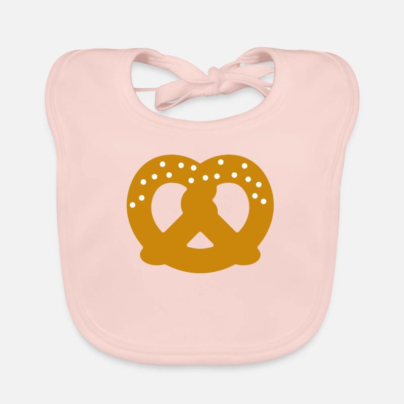 Brezel Geschenk Baby Bio-Lätzchen