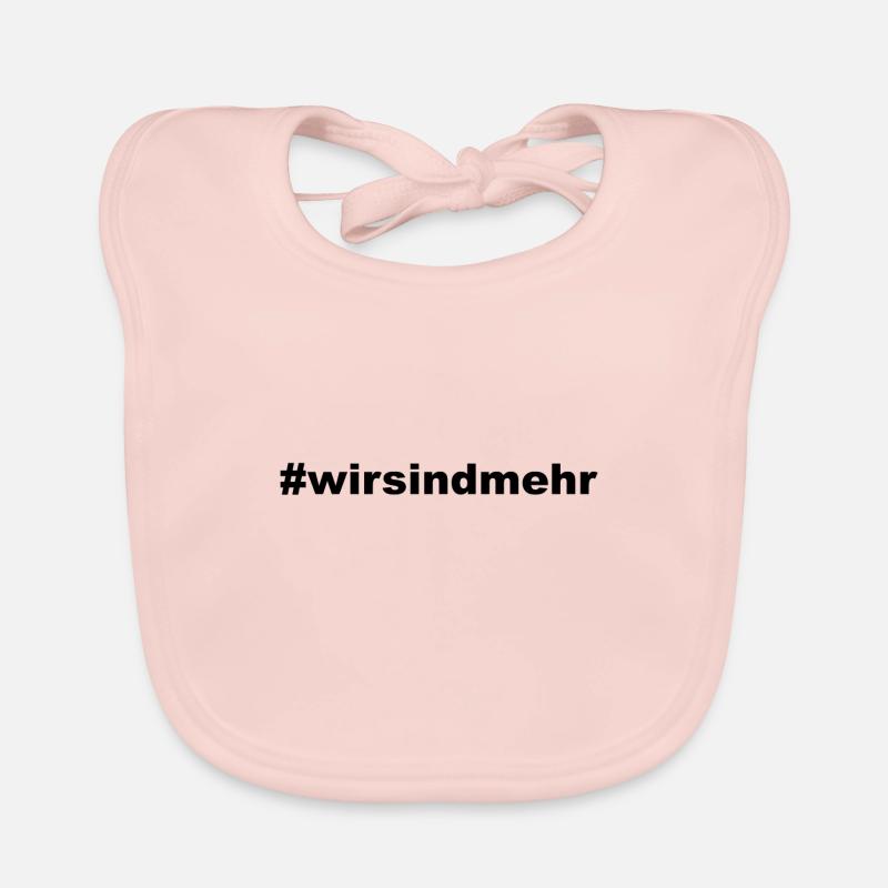 Wir sind mehr Chemnitz Baby Bio-Lätzchen