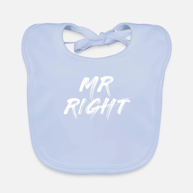 Mr. Right Organic Baby Bibs