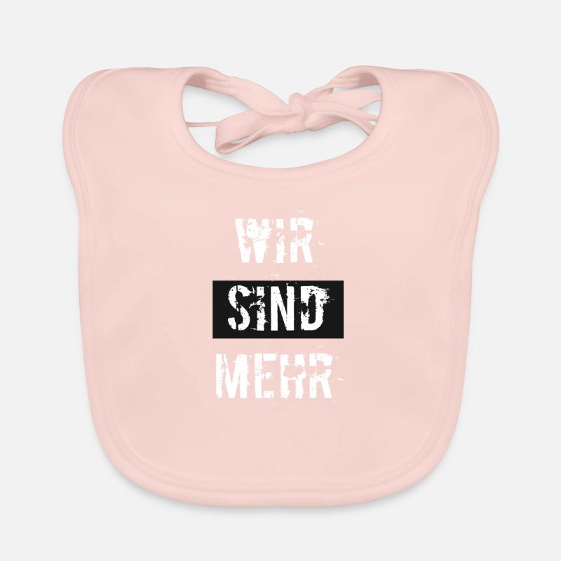 Wir sind mehr! Baby Bio-Lätzchen