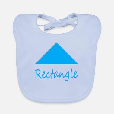 Forma rettangolo errata Bavaglino ecologico per neonato