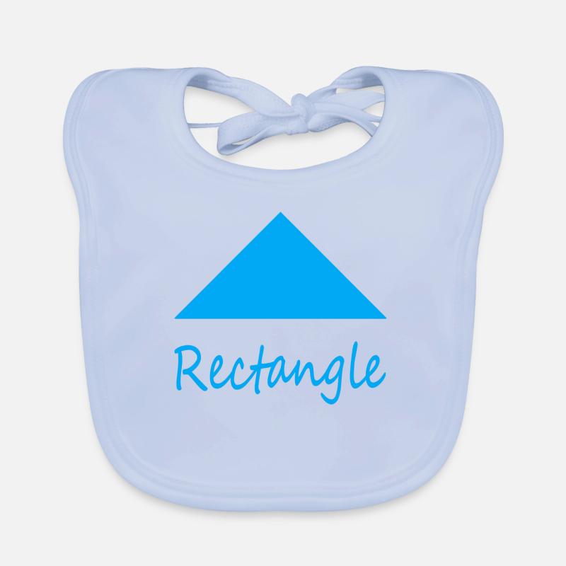 Falsche Rechteckform Baby Bio-Lätzchen