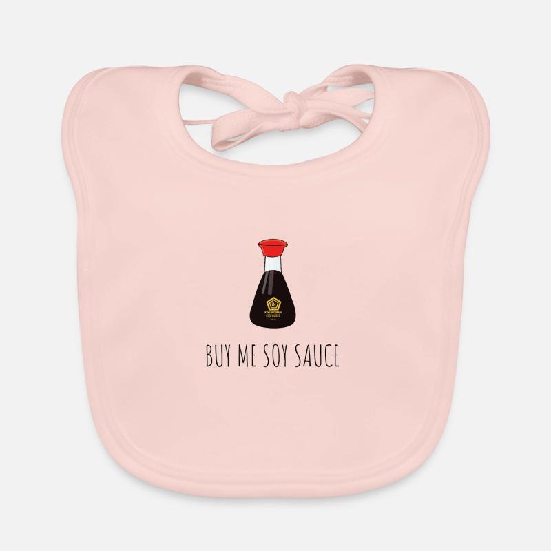 ACHETEZ-MOI UNE SAUCE DE SOJA (sauce soja) Bavoir bio Bébé