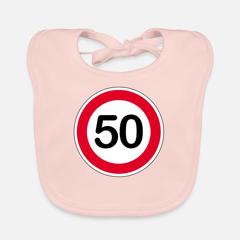 50 - Baby Bio-Lätzchen - Rose