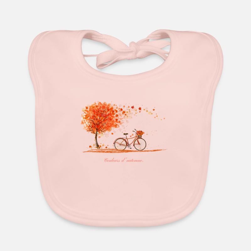 couleurs d'automne Bavoir bio Bébé