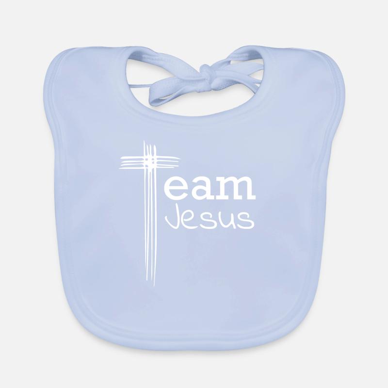 Équipe jésus Bavoir bio Bébé