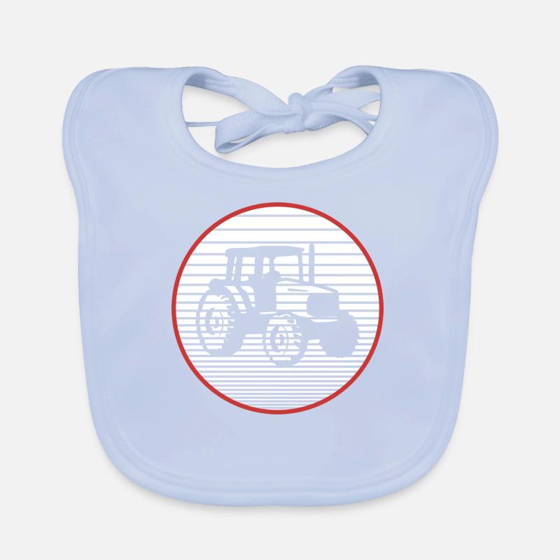 tractor Organic Baby Bibs
