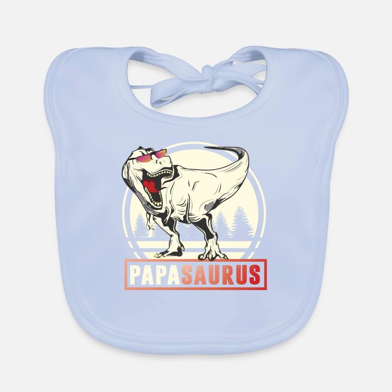 PAPASAURUS Organic Baby Bibs