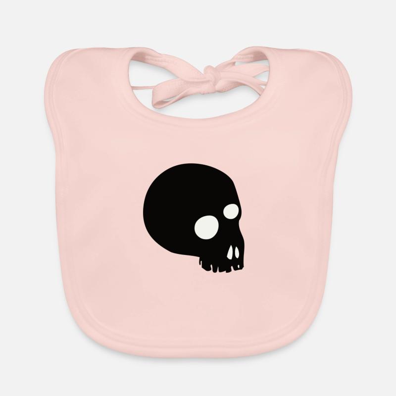 skull Bavoir bio Bébé