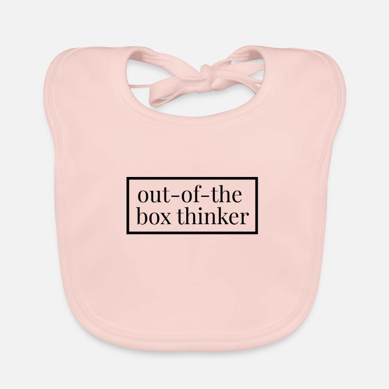 Lateral thinker - dissident Organic Baby Bibs