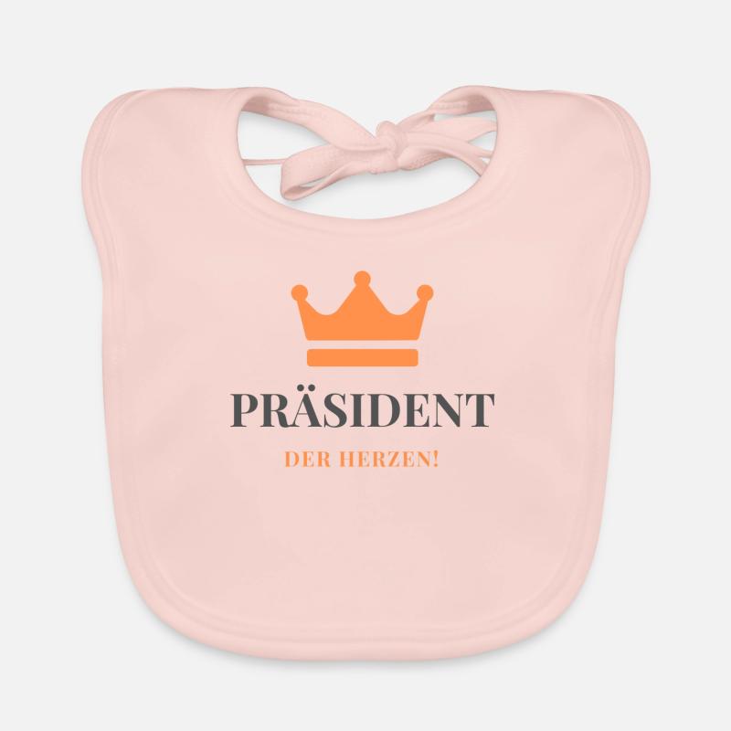 Präsident der Herzen Baby Bio-Lätzchen
