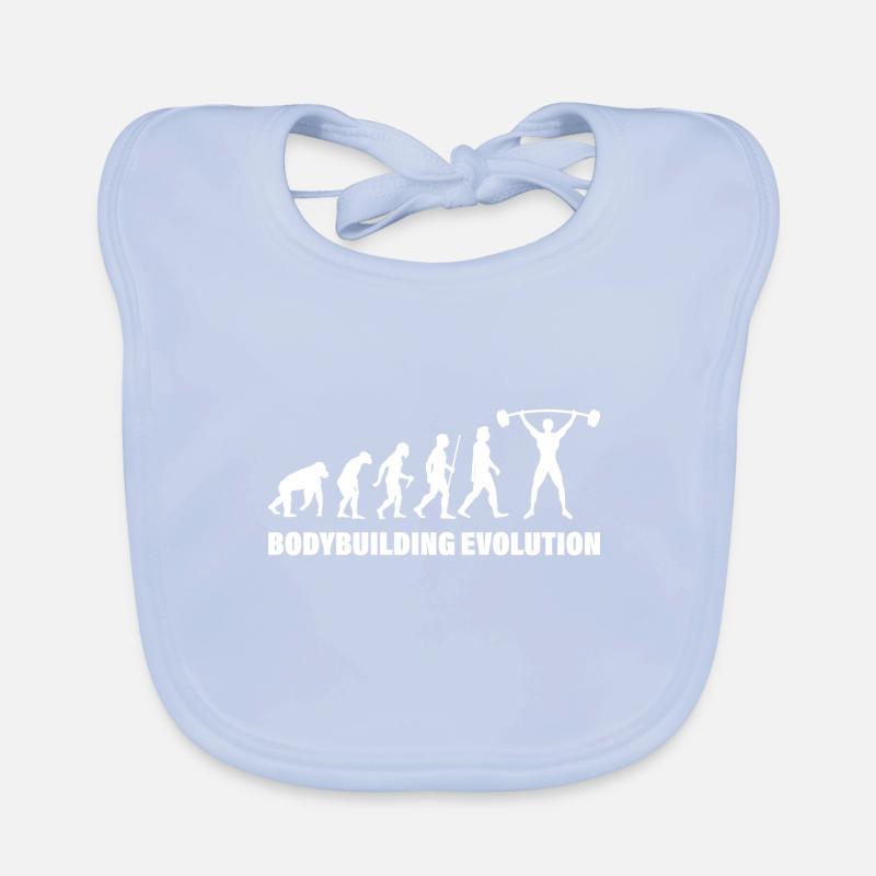 CULTURISME EVOLUTION Bavoir bio Bébé