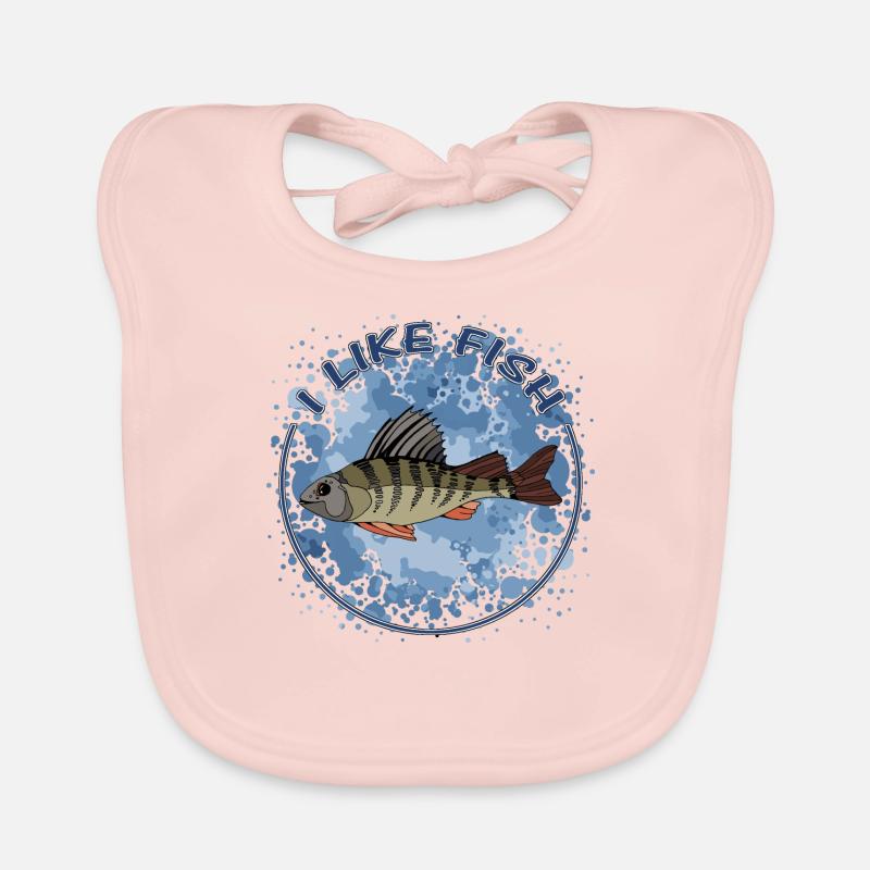 I like fish Organic Baby Bibs