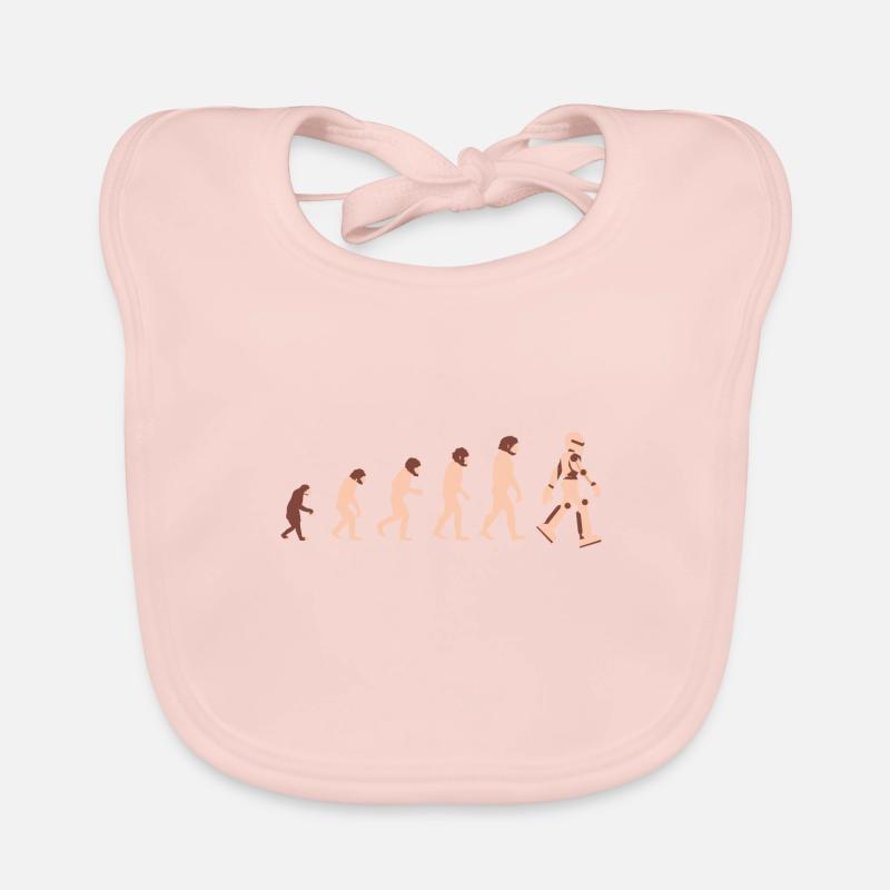 Theory of Evolution Robot Future - Geschenkid Organic Baby Bibs