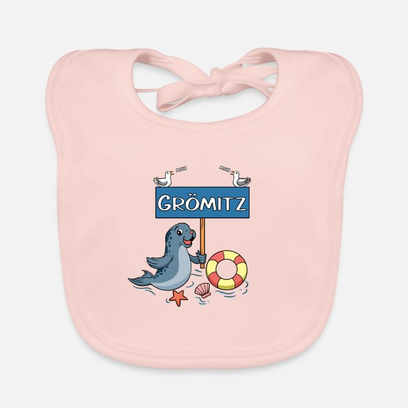 Moin Moin - Seebad Grömitz Baby Bio-Lätzchen