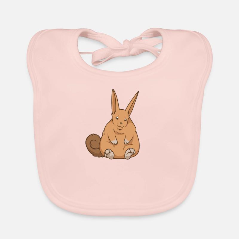 Kawaii Rabbit Mouse Organic Baby Bibs
