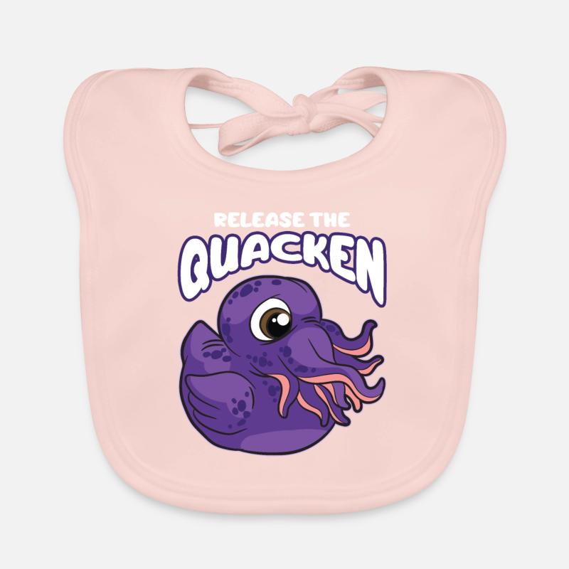Libérez la vaisselle Octopus Squeaky Duck Bavoir bio Bébé