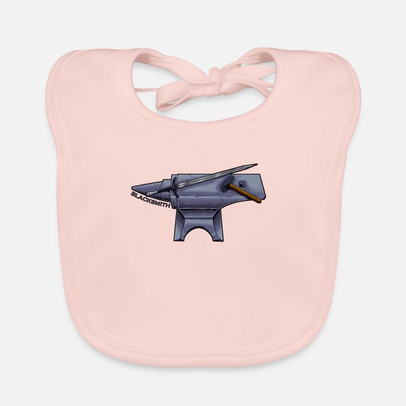 Mittelalter Waffenschmied - Blacksmith Baby Bio-Lätzchen